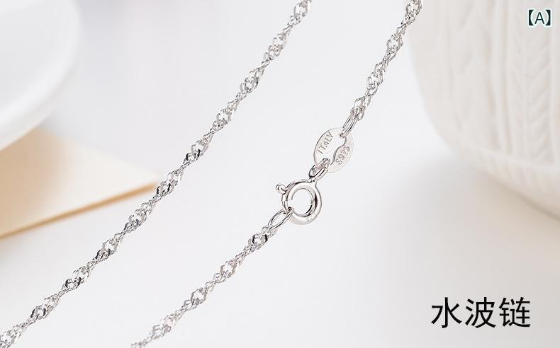 Indigo Light - ネックレス レディース 925スターリングシルバー ロングチェーン ペンダントトップなし 単品 シンプル 華奢 上品 電気メッキ加工 普段使い デイリー 重ね付け レトロ カジュアル きれいめ