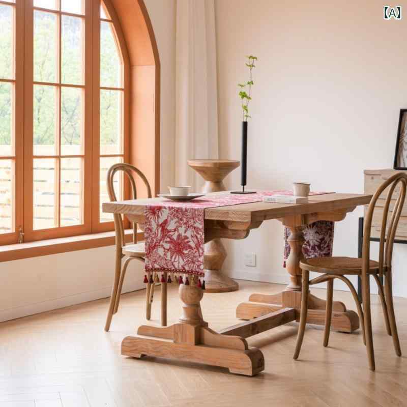 テーブルランナー 北欧 ジャガード織り 花鳥柄 レッド 赤色 タッセル飾り 長方形 ポリエステル綿 混紡生地 シンプルモダン お祝い事 イベント パーティー 季節の装飾