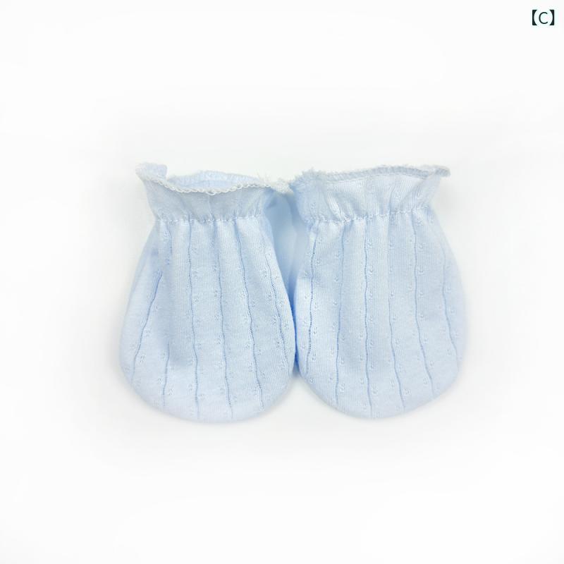 ベビー 手袋 ミトン 防抓り 男女兼用 赤ちゃん用 綿 純棉 透気性 通気性 薄手 かわ...