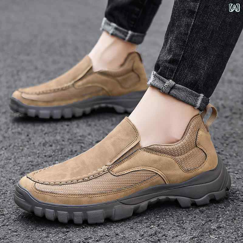 ローファー メンズ カジュアル スリッポン 超軽量 快適 ウォーキングシューズ 身長アップ 通気性 消臭 耐摩耗性 超繊維アッパー EVAソール ラウンドトゥ バイカラー