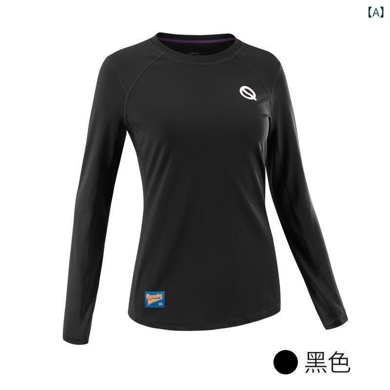 Tシャツ メンズ 男性用 トップス 秋冬 長袖 ロングスリーブ アウトドア スポーツ ランニング トレーニング フィットネス 速乾 吸汗速乾 ストレッチ 伸縮性 通気性 ポリエステル