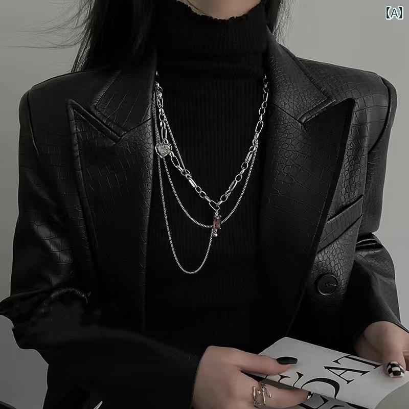 ネックレス レディース ハート ジル