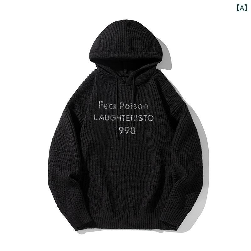 ・カテゴリ: ニット・タイプ: プルオーバー・スタイル: 香港風・: クリエイティブ・主な素材: ポリエステル・ネックライン: クルーネック・袖丈: 長袖・厚さ: 普通・用途: カジュアル・性別: 男性・対象: 成人・カラー展開: ブラック、アンカラレッド、グレー、カーキ、オフホワイト・サイズ展開: M、L、XL、XXL