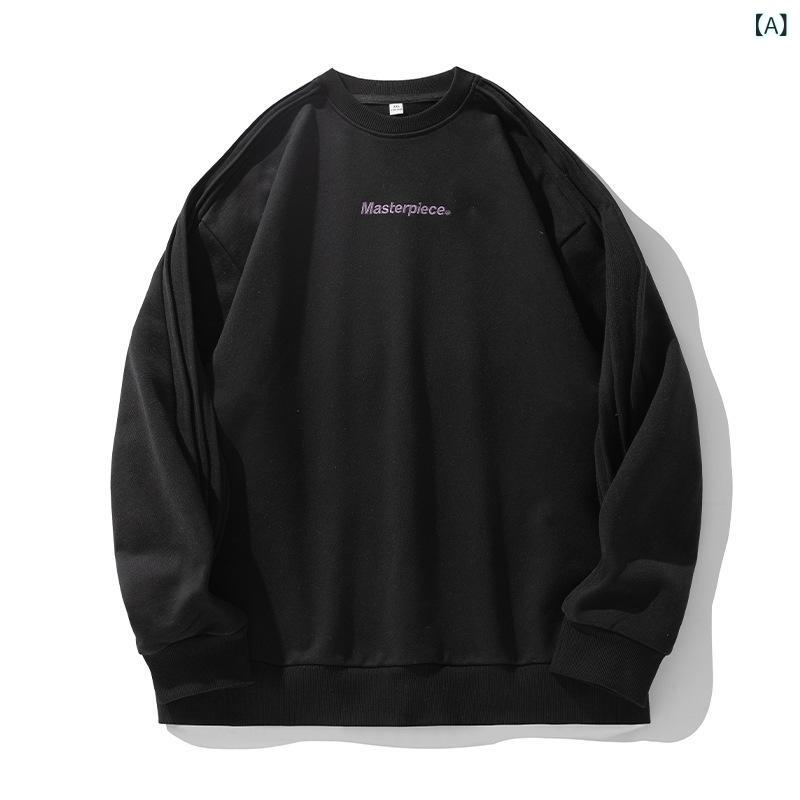 スウェット ユニセックス ヘビーウェイト 400G アメカジ ロゴ刺繡 クルーネック スリーブ ペアコーデ ..