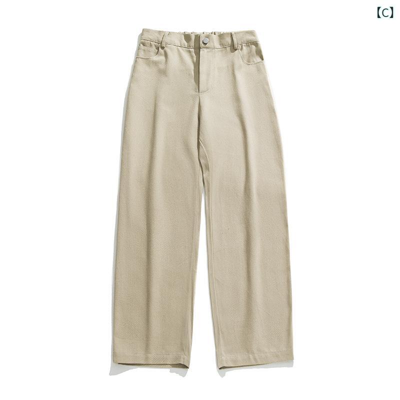 カジュアルパンツ メンズ ウォッシュ加工 ユーズド加工 マウンテン系 アウトドア ワークパンツ カーゴパンツ 綿 ややゆったり リラックスフィット ベーシック ロングパンツ 黒 カーキ ベージュ ブラウン