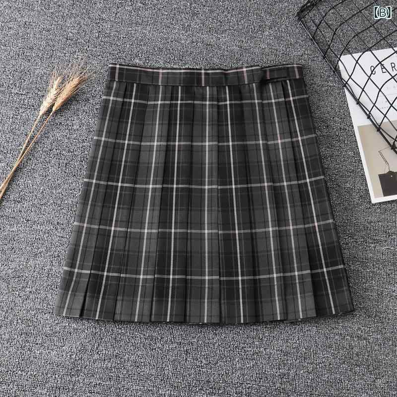 ・カテゴリ: スカート・スタイル: フェミニン、スウィート、スクール風・主な素材: ポリエステル 約70〜80%・柄: 格子・加工: 高温定型・スカートタイプ: プリーツスカート・丈: ショート・サイズ展開: XS, S, M, L, XL...