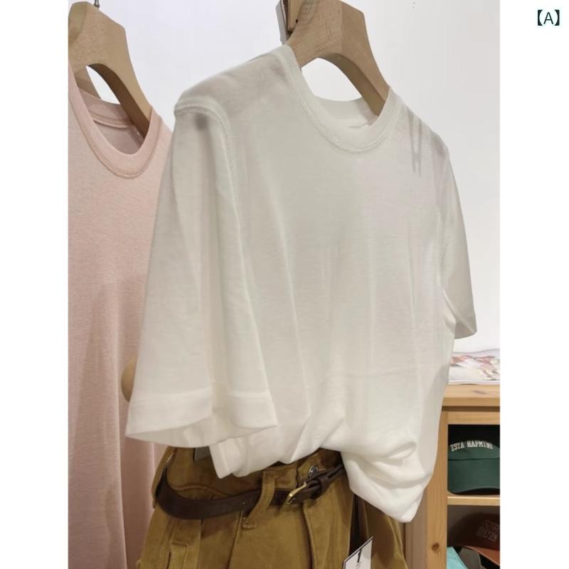 Tシャツ レディース 女性用 テンセル ウールブレンド リヨセル 春夏 接触冷感 通気性 柔らかな肌触り シアー 薄手 クルーネック 長袖 プルオーバー ルーズフィット トップス カットソー 普段使い カジュアル 無地