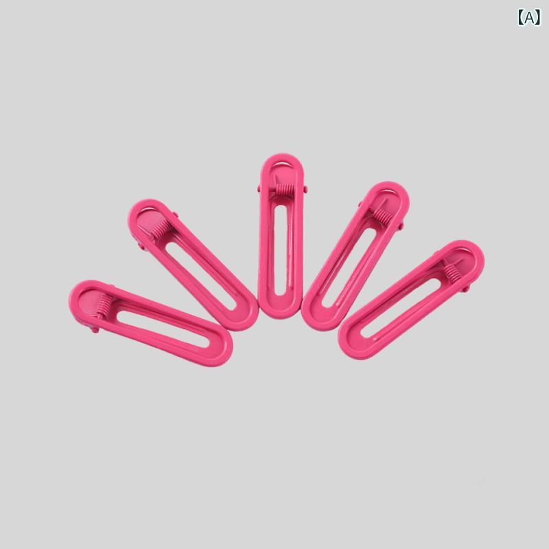 ヘアピン レディース 楕円 透かし彫り 跡がつかない ノンストレス 前髪用 ヘアクリップ マカロンカラー メタル製 ハンドメイド 髪留め カジュアル 大人可愛い