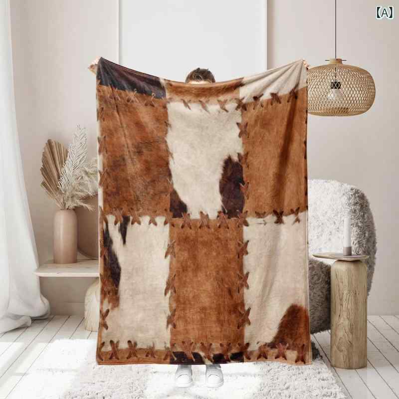 毛布 秋冬 フランネル ブランケット あったか フェイクファー 3Dプリント 肉厚 厚手 ポリエステル ふわふわ 暖か 防寒対策 柔らかな肌触り