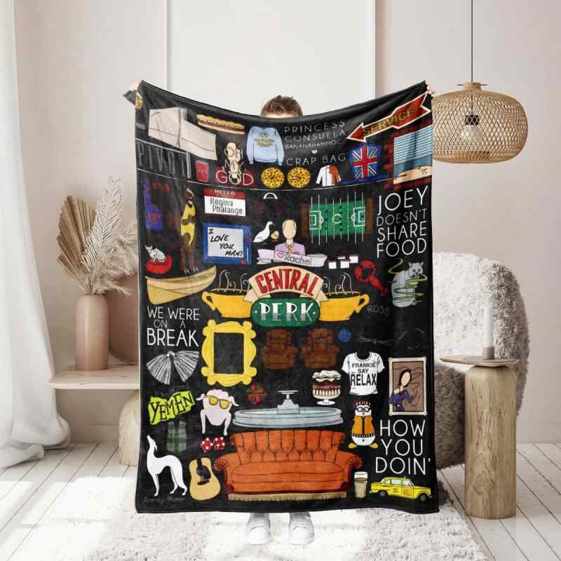 毛布 フランネル ブランケット 厚手 保温 お昼寝 仮眠用 ふわふわ なめらか あったか 3Dデジタルプリン..