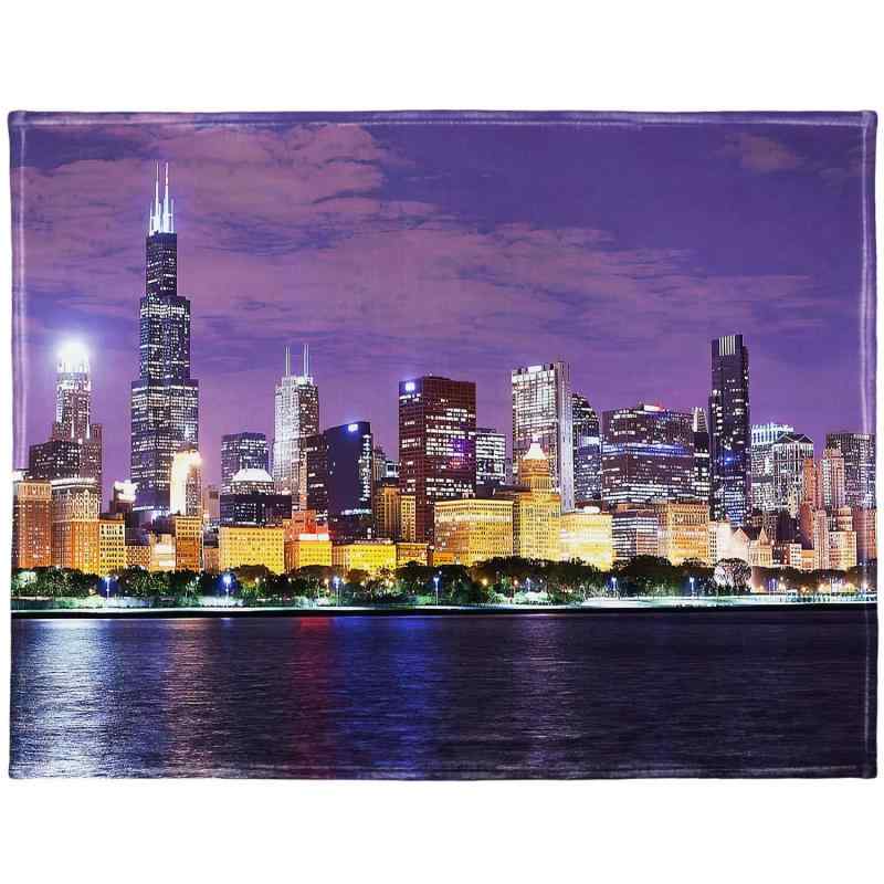 ブランケット フランネル ふわふわ 柔らかい 心地よい肌触り 保温性 あったか ポリエステル 北欧スタイル 風景プリント ひざ掛け リビング 寝室 リラックス