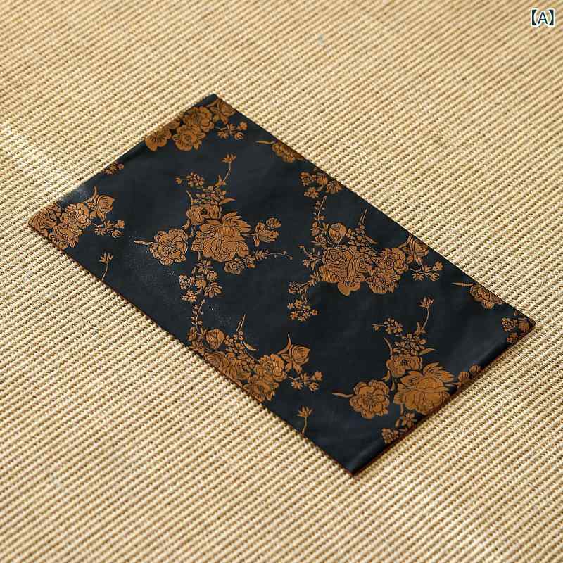 テーブルランナー 防水 刺繍 リバーシブル 撥水 チャイナ風 禅 レトロ モダン 茶席 お茶会 茶道 上品