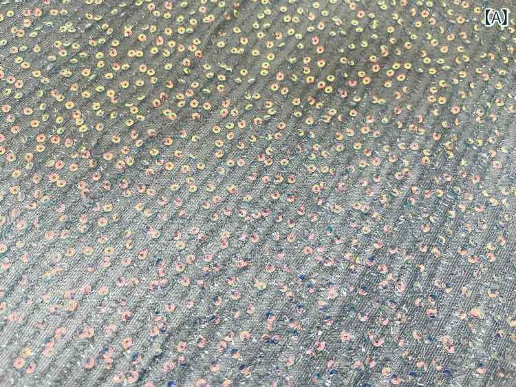 生地 ベルベット 幅広 4mm 凹凸 スパンコール 刺繍 手芸 舞台衣装 ドレス 布地 コスプレ 装飾 テーブルクロス 秋冬 民族調 キラキラ
