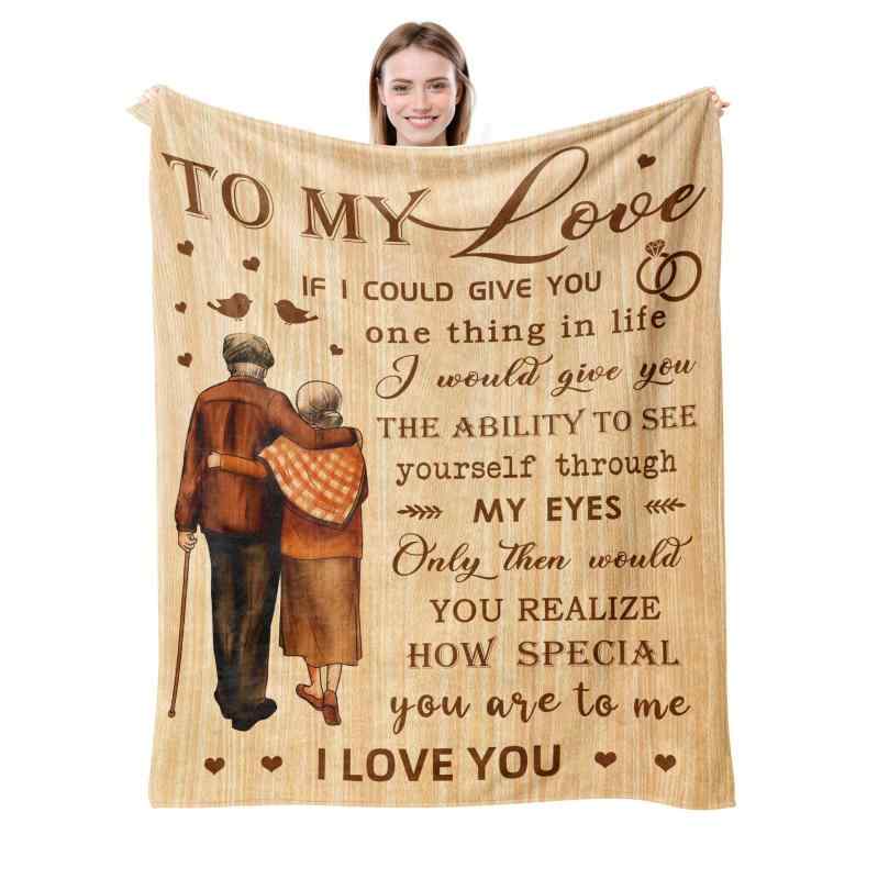 毛布 カップル 彼氏 彼女 ペア 記念日 誕生日 プレゼント ギフト フランネル ブランケット ひざ掛け ポリエステル マイクロファイバー ふわふわ あったか 暖かい 柔らかい 肌触り良い 軽量 オールシーズン 通年 贈り物