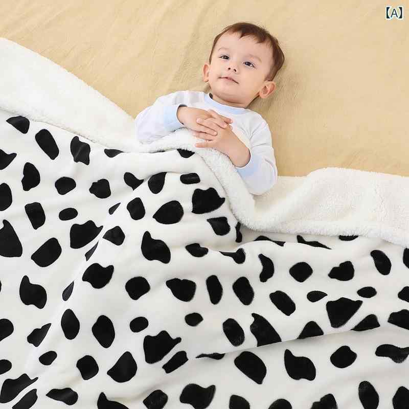 ブランケット ベビー 子供用 フランネル 二重 厚手 やわらか ふわふわ 快適 あった...
