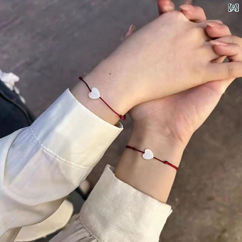 ・種類: 赤い糸・素材: コード・スタイル: スウィート、ユニセックス・デザイン要素: 手書き風・カラー展開: シェルハートワインレッド、シェルハートブラック、レッド