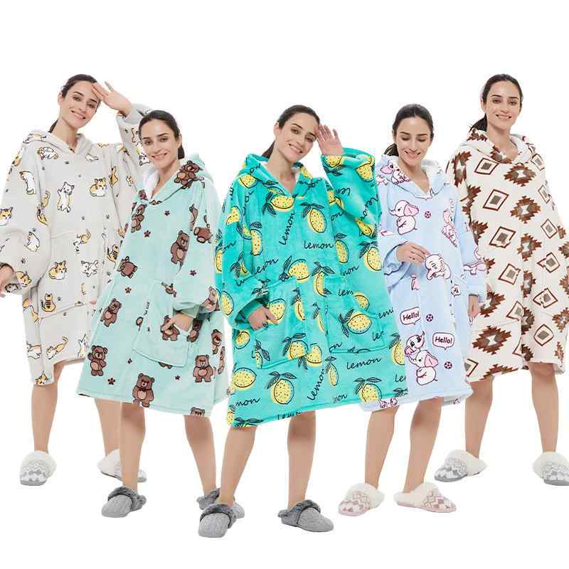 パーカー レディース フーディー スウェット ルームウェア 部屋着 着る毛布 ブランケット フランネル シープボア モコモコ 極厚 超厚手 オーバーサイズ ビッグシルエット ゆったり 暖かい 防寒 冬(4.0)