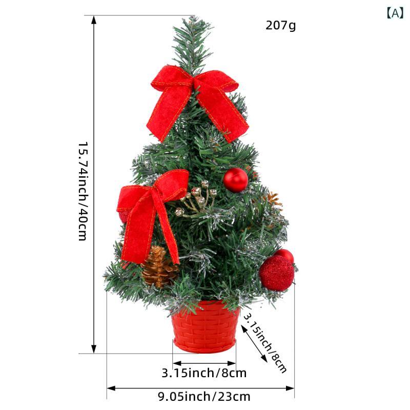 クリスマスツリー 卓上 ミニ 飾り インテリア 置物 おしゃれ かわいい デスク リビング 玄関 オフィス 冬 2