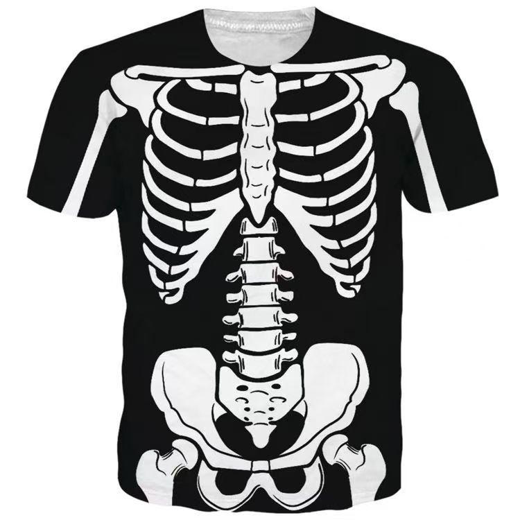 Rakuten - トップス Tシャツ メンズ 男性用 半袖 ゆったり オーバーサイズ ビッグシルエット クルーネック 丸首 3Dデジタルプリント クリスマス柄 カジュアル 普段使い リラックスウェア ポリエステル 再生繊維 春夏 吸湿速乾(x2)