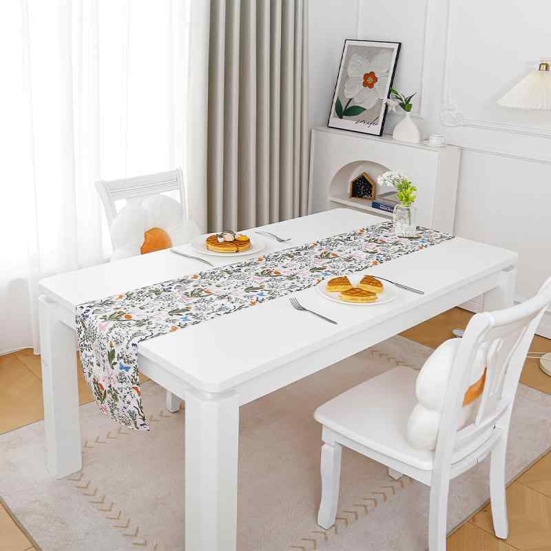 テーブルランナー テーブルマット ランチョンマット テーブルセンター ポリエステル 花柄 ボタニカル柄 スター柄 クリスマス柄 プリント おしゃれ インテリア デコレーション リビング ダイニング 食卓