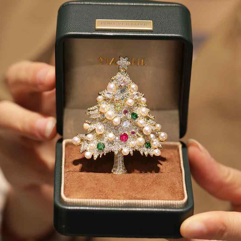 ブローチ パール レディース セレモニー コンサート 結婚式 贈り物 おしゃれ 胸飾り 高級感 クリスマス..