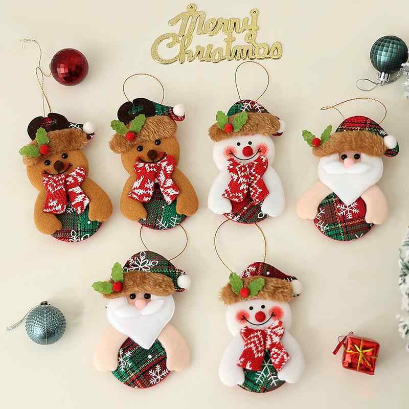 クリスマス オーナメント 踊るサンタ 吊り飾り ミニサイズ クリスマスツリー デコレーション ポリエステル かわいい パーティー イベント