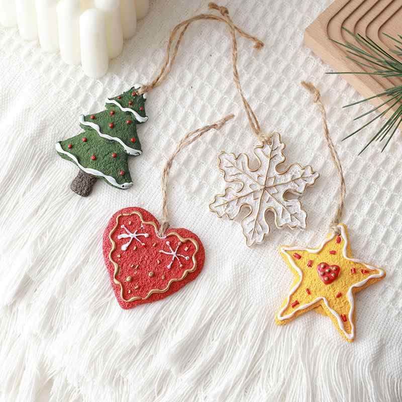 Rakuten - クリスマスオーナメント 樹脂製 クリスマスツリー 雪の結晶 星 ハート かわいい 高級感 おしゃれ イベント パーティー インテリア デコレーション 装飾品 ギフト プレゼント