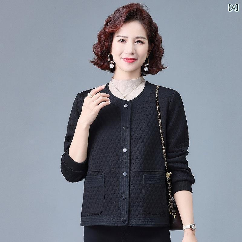 ・カテゴリ: アウター・主な素材: ポリエステル95%以上・柄: 無地・シルエット: ゆったり・厚さ: 中厚・着丈: ショート丈 (約40-50cm)・袖丈: 長袖・袖タイプ: レギュラー・ネックライン: ノーカラー・: ボタン、切り替え・...