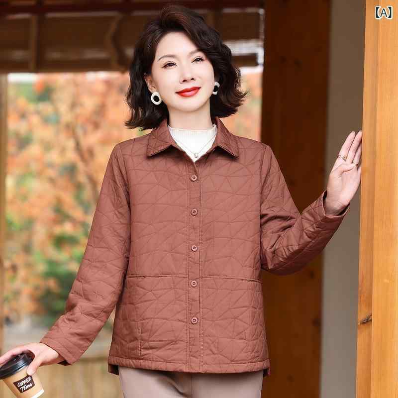 ジャケット レディース カジュアル 上品 エレガント ポロ襟 シングルブレスト ブルゾン カーディガン ..