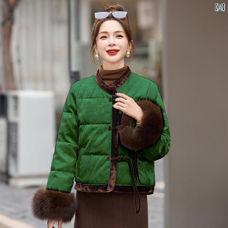 ダウンジャケット レディース ラウンドネック ショート丈 ホワイトダックダウン インナーダウン カジュアル 普段使い 秋冬 暖かい 軽量 防寒 ポリエステル素材 ゆったり 体型カバー