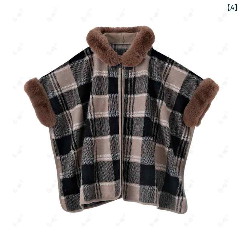 ・性別: レディース・素材: アクリル、人工ウール・スタイル: エレガント・カラー展開: カーキ・サイズ展開: フリーサイズ・幅: 100cm・編み方: 経編・柄: チェック・機能: 保温・加工方法: ジャカード織り・要素: パッチワーク・...