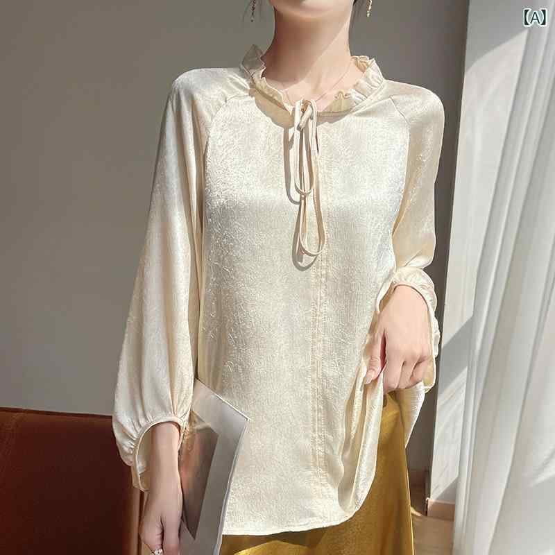 ブラウス レディース ミセス 春夏 �