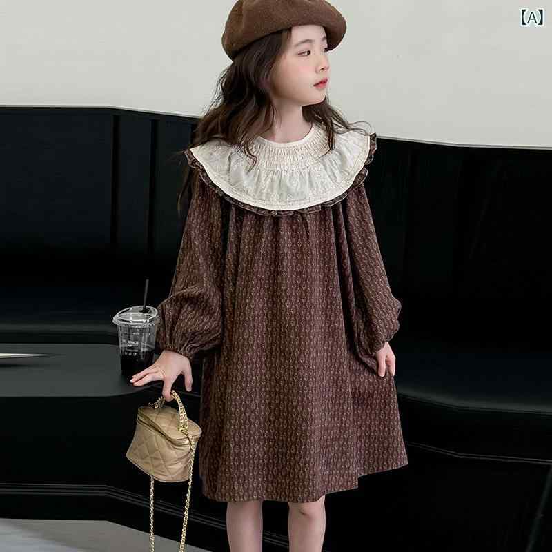 ・カテゴリ: 子供用ワンピース・スタイル: カジュアル・主な素材: アセテート繊維80%・裏地素材: アセテート繊維80%・対象: 女児 (8歳以上、140cm以上)・柄: 花柄・加工: 柔軟加工・袖丈: 長袖・スカート: プリンセスライン...