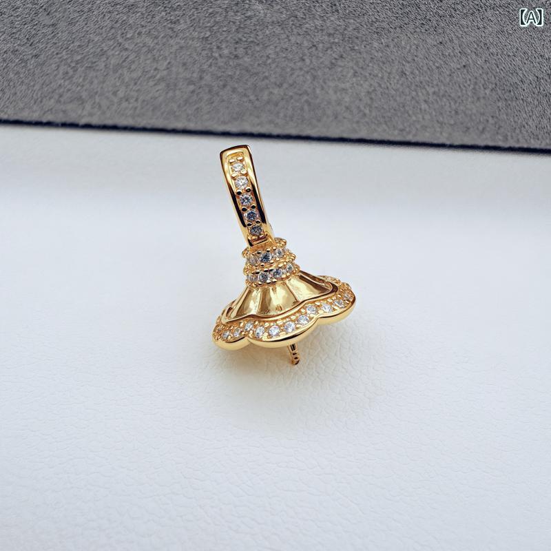 アクセサリーパーツ S925純銀 スターリングシルバー パール パール DIY 手作り ハンドメイド 精巧 バレ..