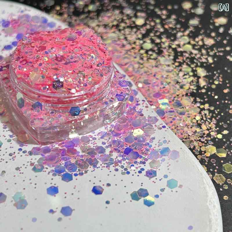 ネイルパーツ レディース グリッター ラメ パウダー セルフネイル デコ素材 レジン...