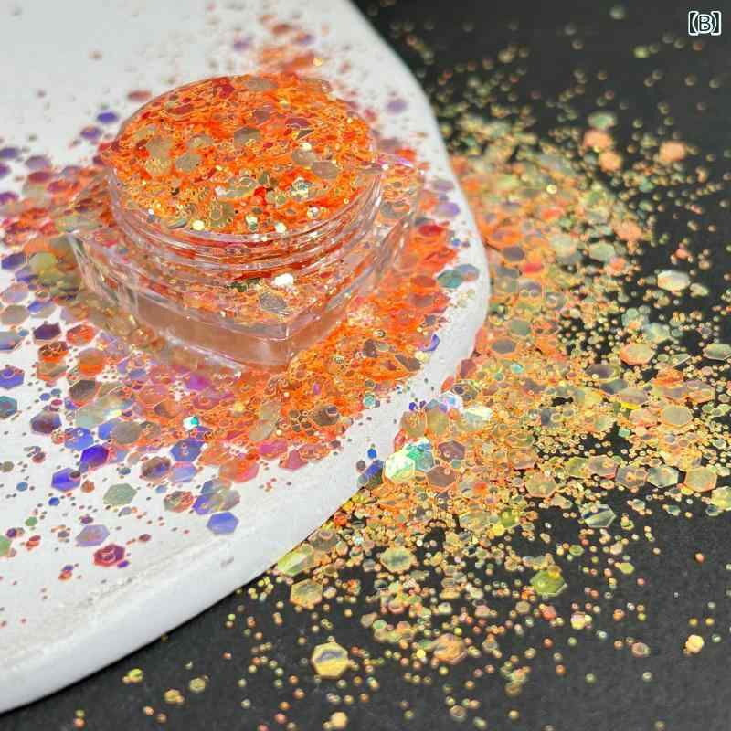 ネイルパーツ レディース グリッター ラメ パウダー セルフネイル デコ素材 レジン...