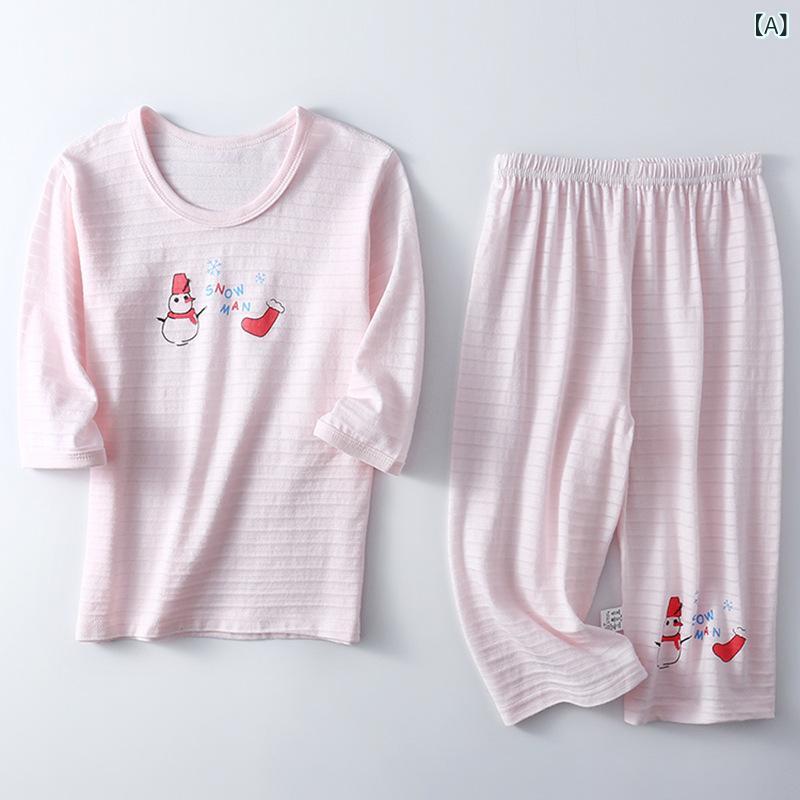 ・カテゴリ: 子供用肌着セット・主な素材: 綿 ・ネックライン: クルーネック・厚み: 薄手・柄: 動物、キャラクター・機能: 吸湿速乾・カラー展開: ピンク（雪人長靴）、ホワイト（小兔雲）、ホワイト（松の木雪だるま）、ブルー（宇宙飛行士ロケット）、ホワイト（宇宙飛行士ロケット）、ホワイト（恐竜楽園）・サイズ展開: 90cm、100cm、110cm、120cm、130cm、140cm、150cm
