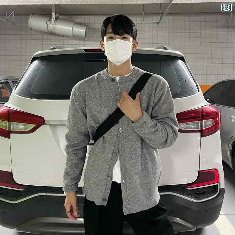 ニットカーディガン メンズ 男性用 ゆったり ...の紹介画像2