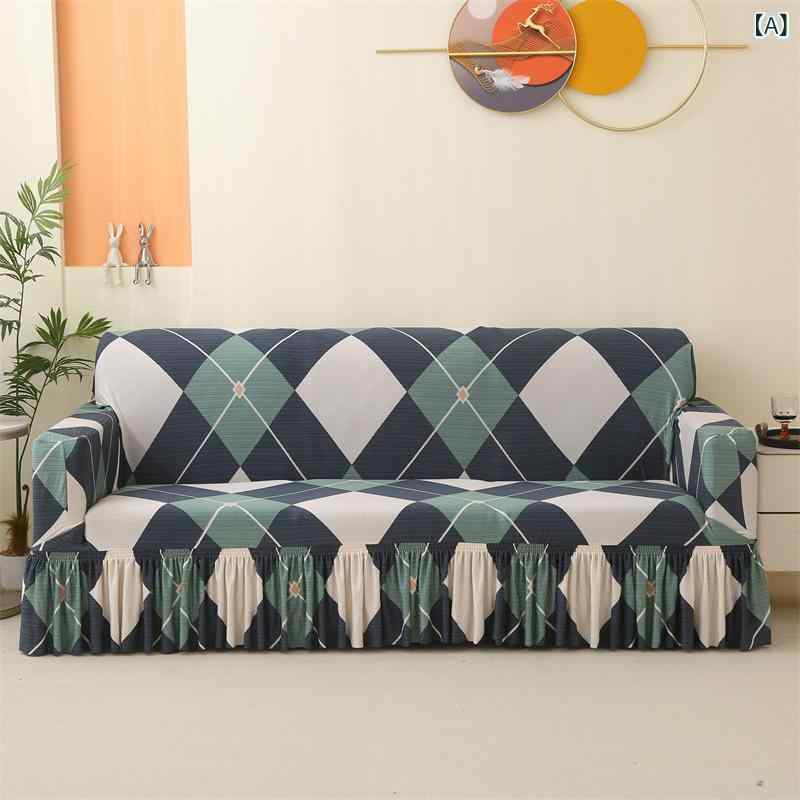 ・主要素材: ポリエステル・カテゴリ: ソファカバー・柄: 幾何学模様・対応ソファタイプ: 組み合わせソファ・スタイル: モダンシンプル、フリルエッジ・カラー展開: アレン、比心、グレー格子、ドラゴン、ロクガン、夢回、盛夏、素蓮、クマ、サン...