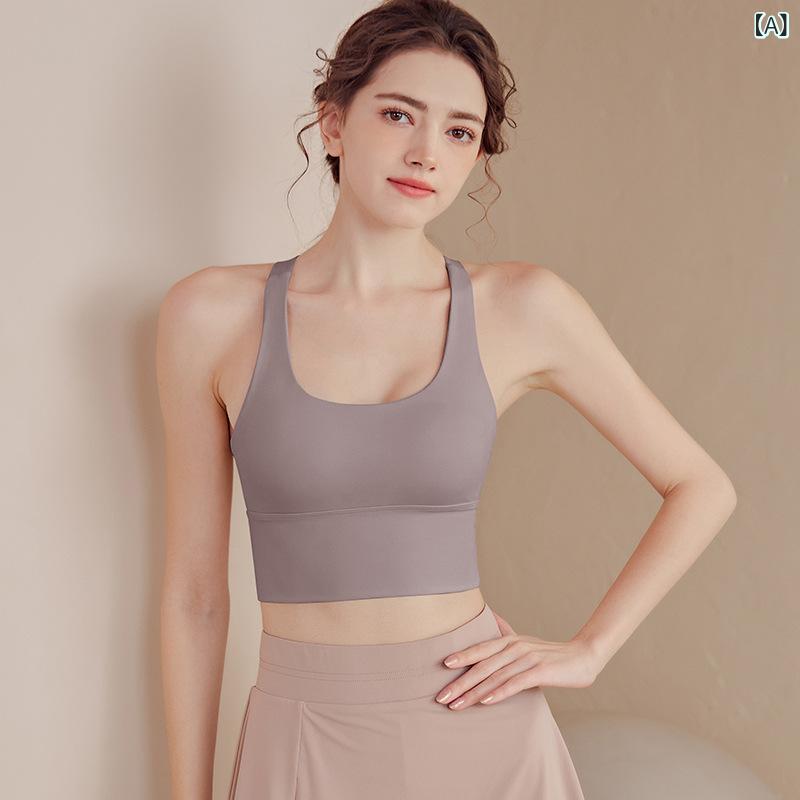 スポーツブラ レディース ハイサポート 衝撃吸収 ノンワイヤー ランニング フィットネス ジム ヨガ トレーニング ホールド ブラトップ 垂れ防止 バストアップ 伸縮性 速乾 通気性