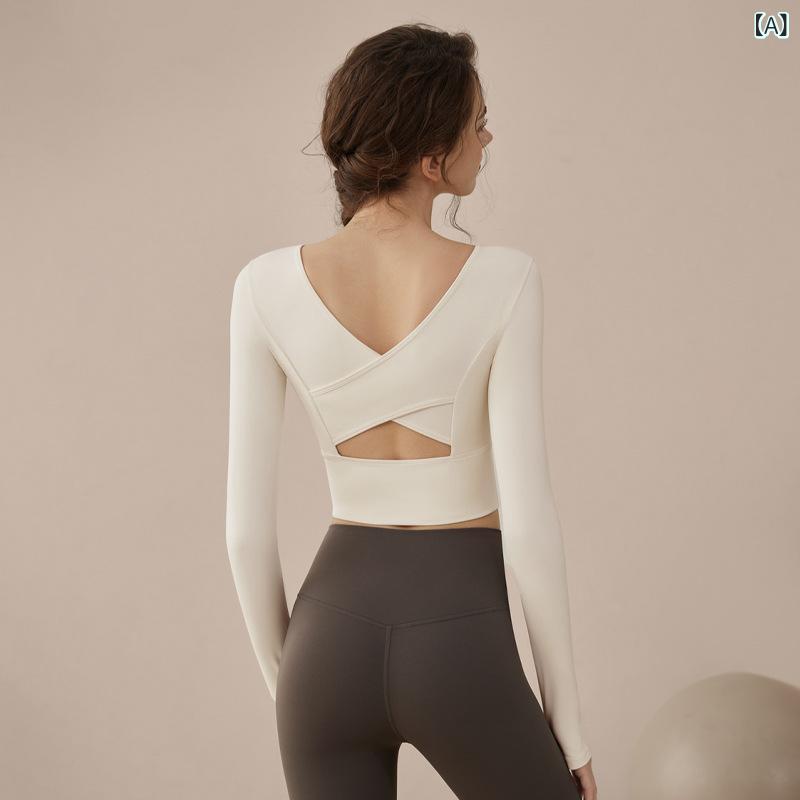 ヨガウェア レディース 女性用 秋冬 スポーツウェア フィットネス ジム トレーニング サイクリング ピラティス ランニング 長袖 トップス 上下セット ポリエステル スパンデックス 通気性 吸湿速乾 テーパードパンツ オフホワイト グレージュ