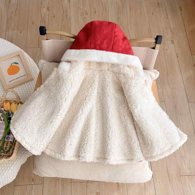 ベビー ポンチョ フード付き 秋冬 防風 裏ボア あったか 保温 男女兼用 お出かけ用 ポリエステル素材 ..