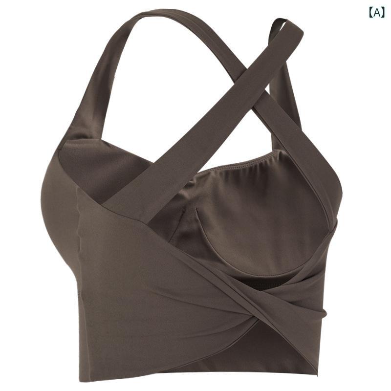 ヨガ トップス レディース 美背デザイン スポーツブラ ノンワイヤー 揺れない ピラティス フィットネス..