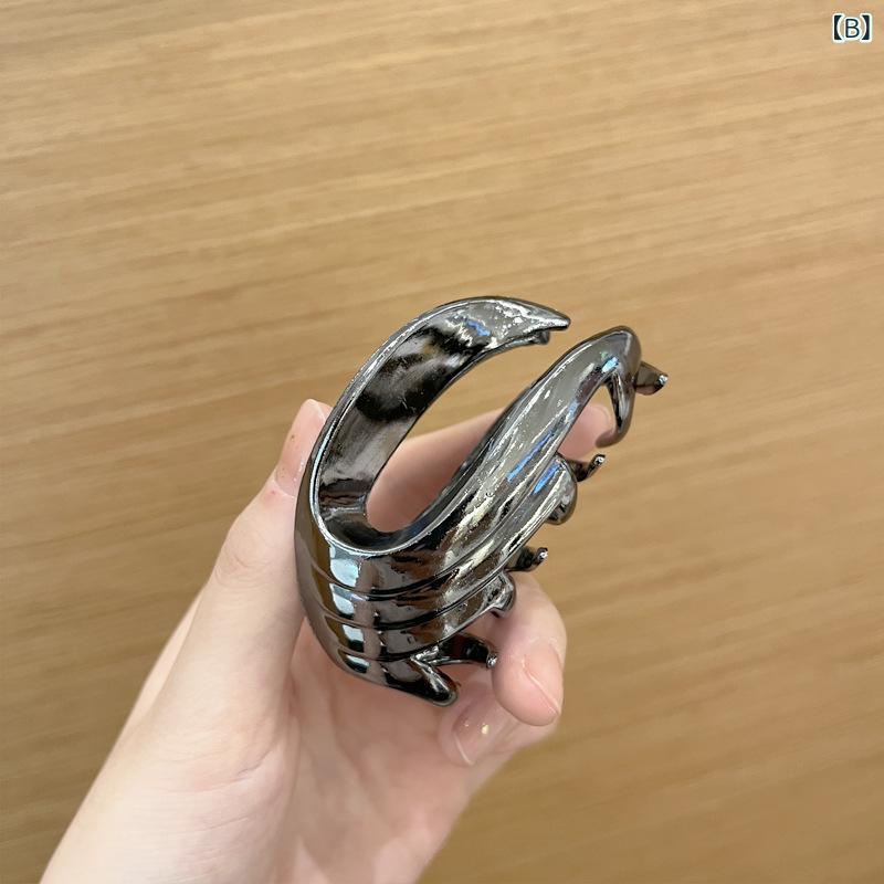 ヘアクリップ レディース ミニ バンスクリップ 金属製 髪留め 髪飾り ハーフアップ...