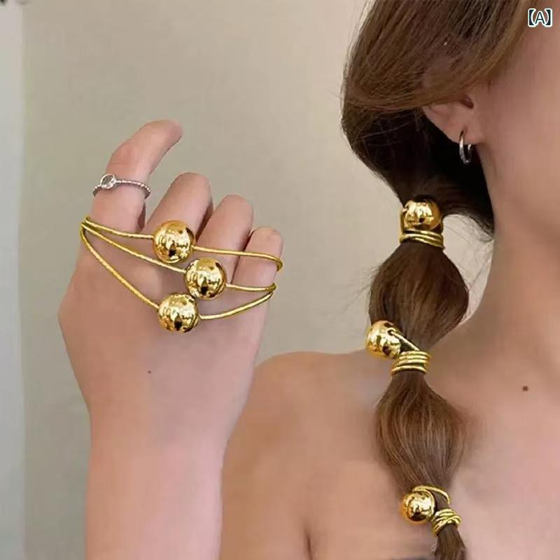 ・カテゴリ: ヘアアクセサリー・スタイル: シンプル、通勤・素材: 混合素材・カラー展開: ブラック、シルバー、ゴールド