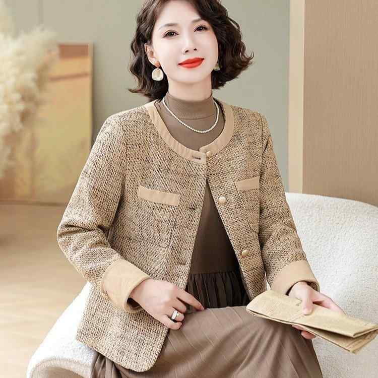 ワンピース セットアップ レディース ミセス 中高年女性向け 新チャイナ風アウター付き ツーピース ドレス 上品 エレガント シェニール 伸縮性 ノースリーブ パフスリーブ 春秋 白 カーキ