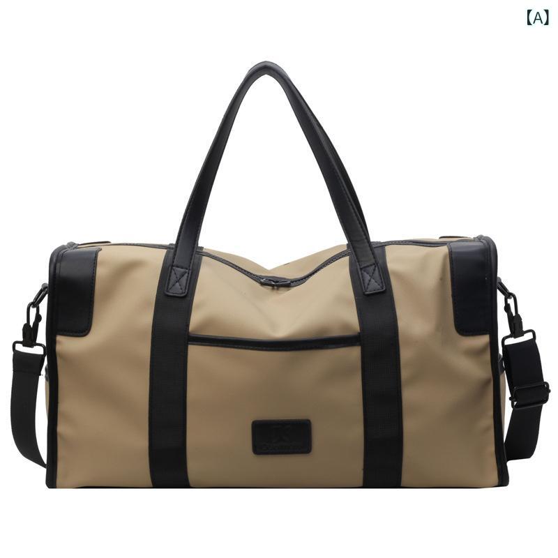 ・容量: 20-35L・素材: 布・機能: 通気性、超軽量、耐摩耗性、収納可能、乾湿分離・対象性別: ユニセックス・裏地素材: ポリエステル・柄: バイカラー・スタイル: アーバンミニマル・流行要素: ステッチ・カラー展開: カーキ、オフホワイト、ブルー、ブラック・サイズ展開: フリーサイズ・適用シーン: カジュアル旅行