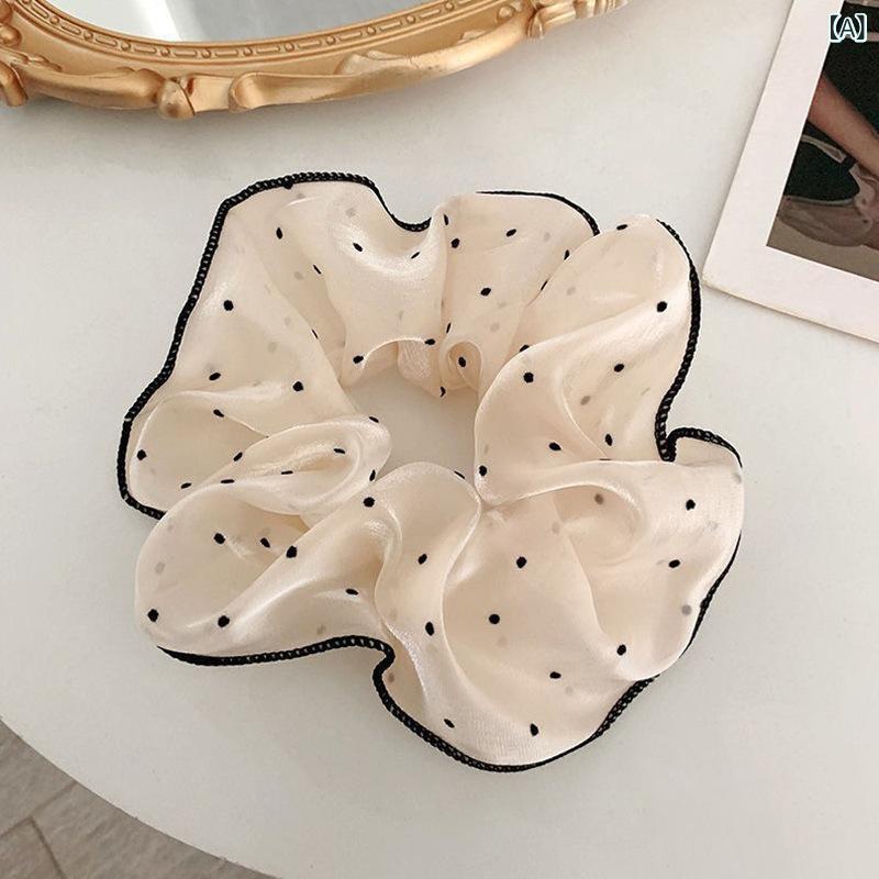 シュシュ レディース ヘアアクセサリー ヘアゴム ドット柄 花柄 ハート柄 フレンチ風 フェミニン 上品 伸縮性 髪留め 髪飾り ポニーテール まとめ髪 ヘアアレンジ おしゃれ かわいい 通勤 通学