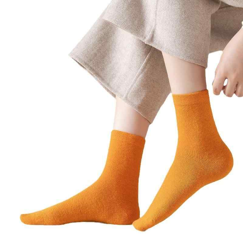 ソックス 男女兼用 ユニセックス ウール カシミヤ混 厚手 防寒 保温 あったか 冷え対策 吸湿速乾 抗菌..