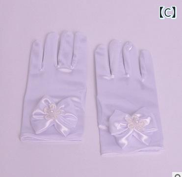 手袋 キッズ ガールズ ベビー 子供用 フラワーガール 結婚式 ウェディング 発表会 ...